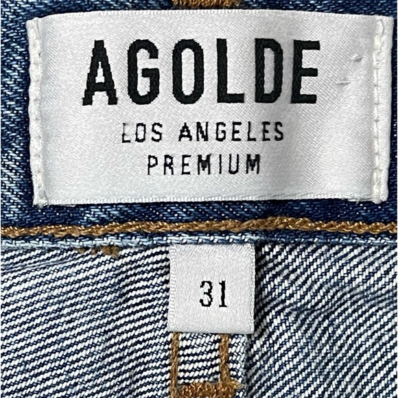 Agolde Feel Good High Rise Button Fly Jeans - Picture 9 of 15